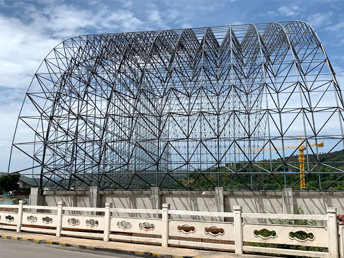 长治山寨矿储煤棚网架